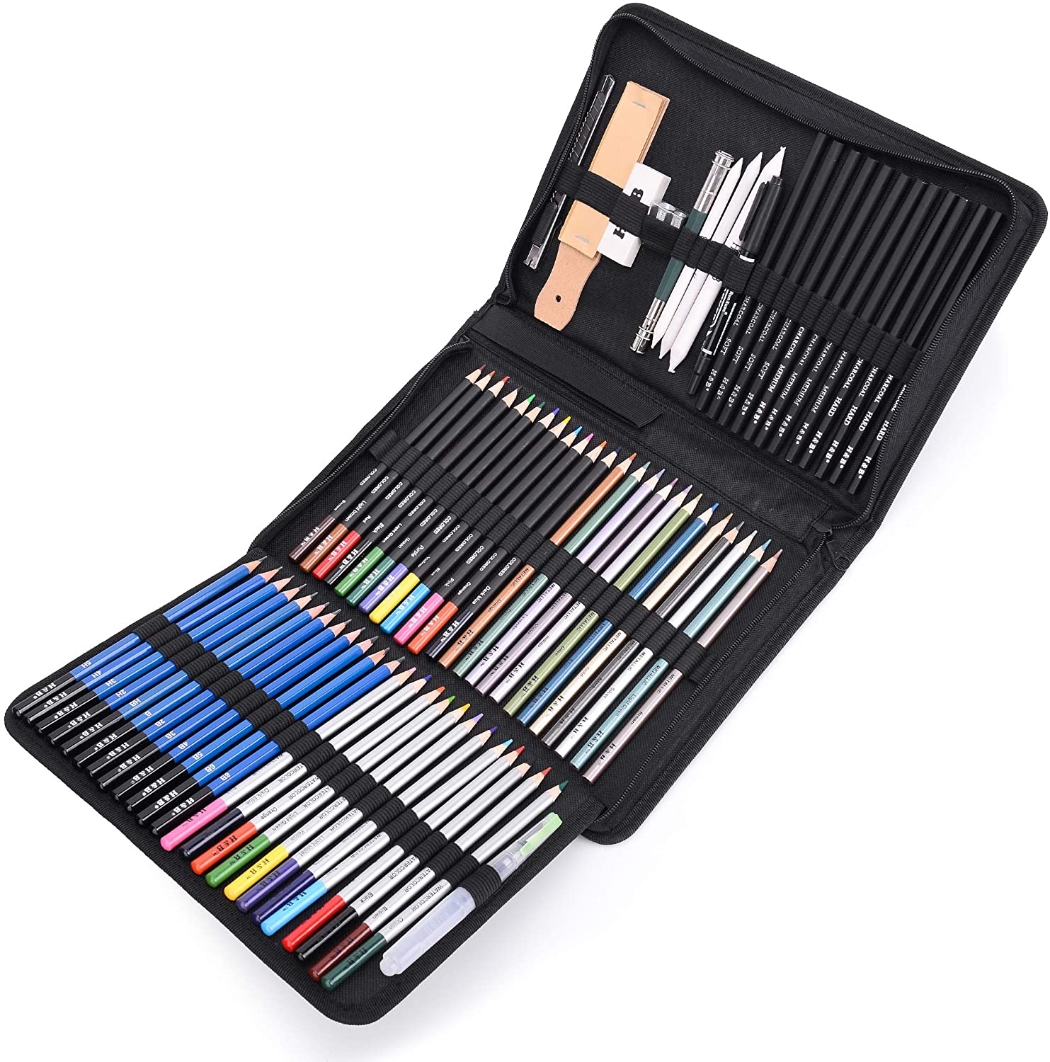 71 Piece Arts Supplies and Drawing Kit Set